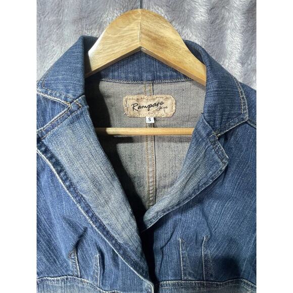 Rampage Jean's Denim Jacket Women's Size‎ S - Picture 2 of 3